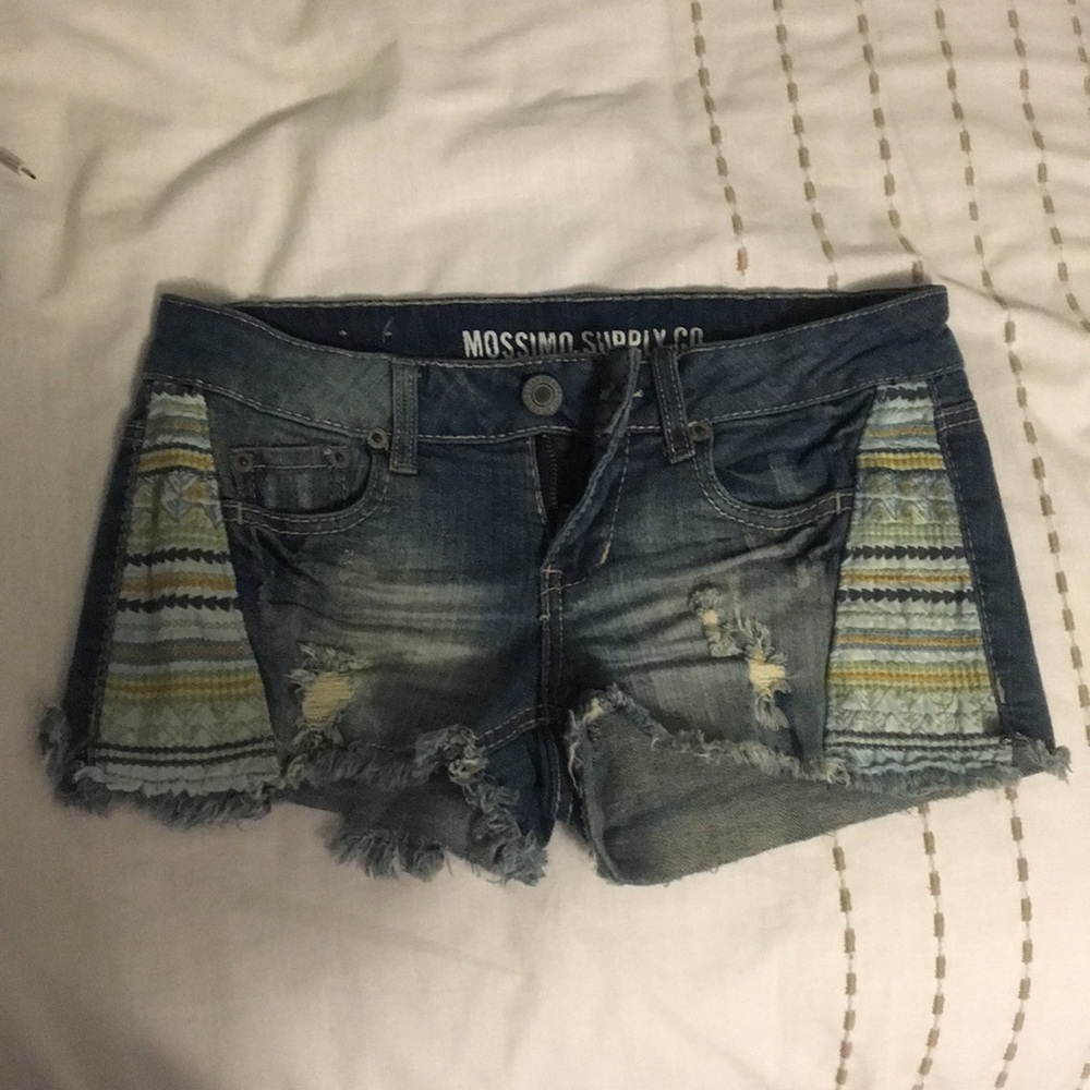 Denim shorts